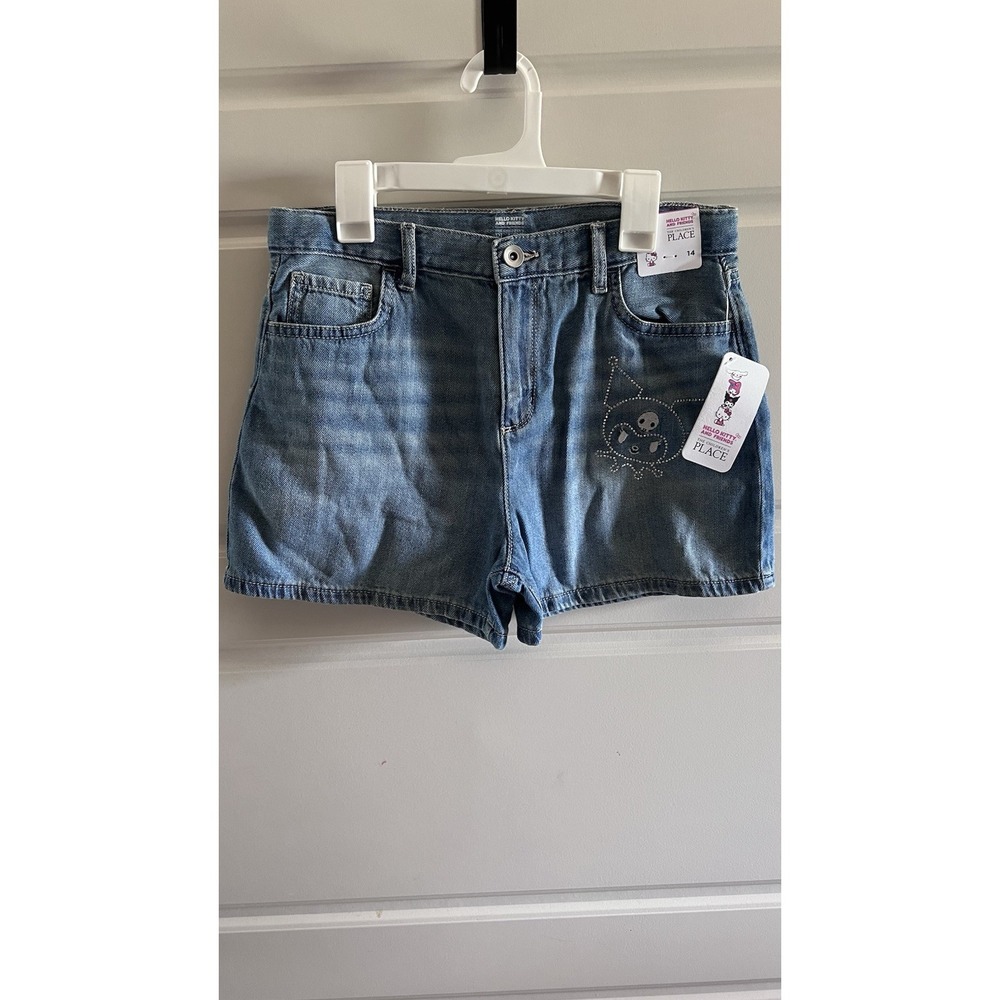 Hello Kitty Jean Shorts Youth Size 14